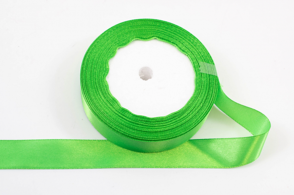 Panglica Satin Verde Praz Amacs 2cm x 22.5m