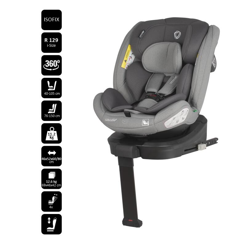 Scaun Auto Coccolle Sidra Rotativ 0-12 Ani - imagine 4