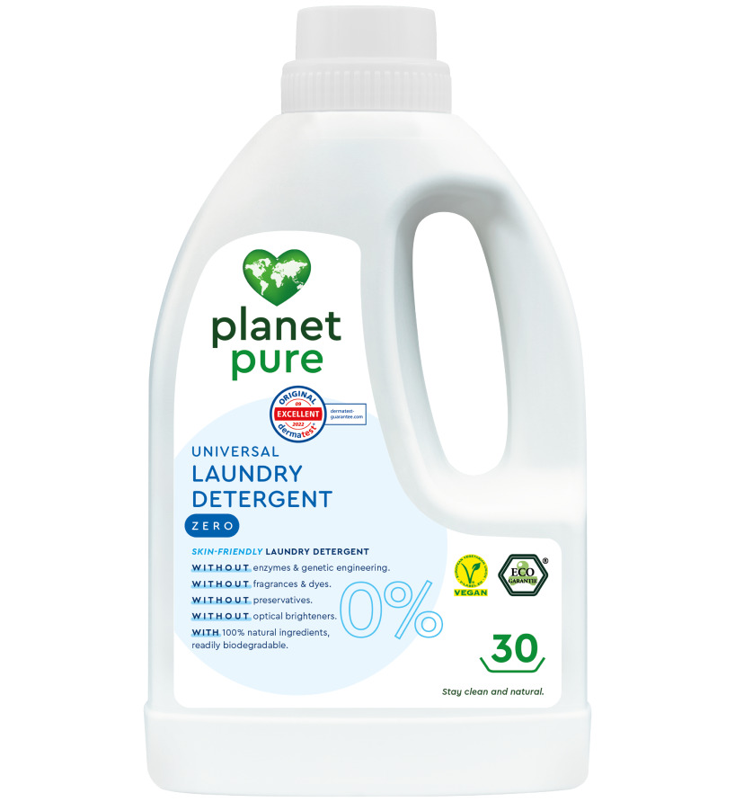 Detergent Bio Neutru Planet Pure 1.5L - Piele Sensibila - imagine 2