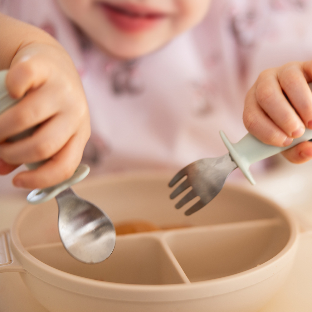 Set tacamuri inox Babyono pentru copii - Sigur și practic
