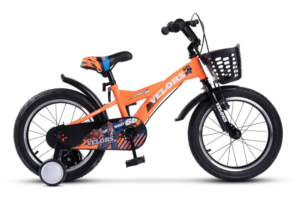 Velors V1601A - Bicicleta 16" Copii 4-6 Ani
