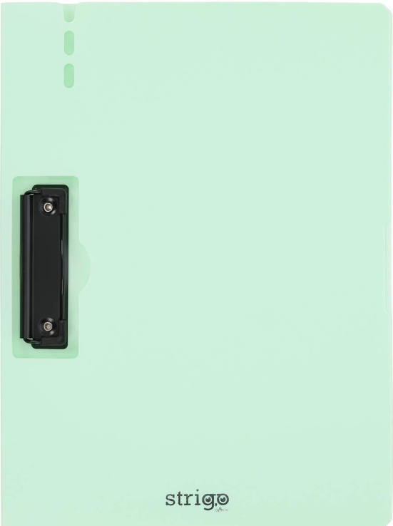 Clipboard Strigo A4 Vertical, Menta, cu Suport Stilou