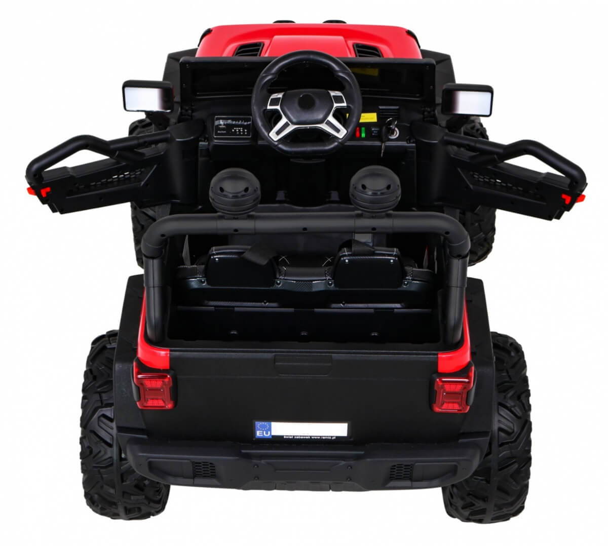 Masinuta Electrica Off-Road 4x4 Rosu - Autokids - imagine 2