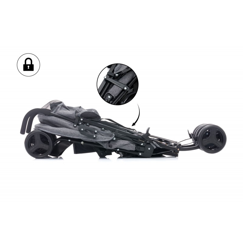 Carucior Sport Fillikid Grey Melange Compact - imagine 4