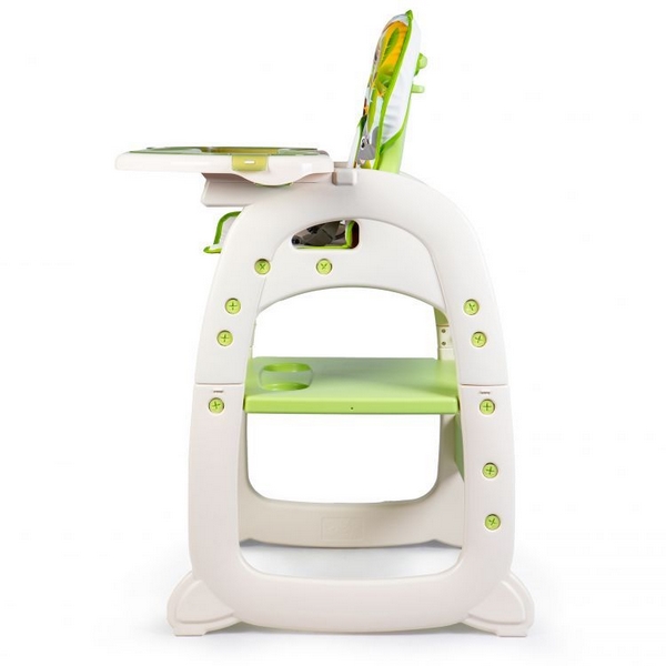 Scaun de Masa Ecotoys C-211 Verde, Transformabil în Joacă - imagine 2