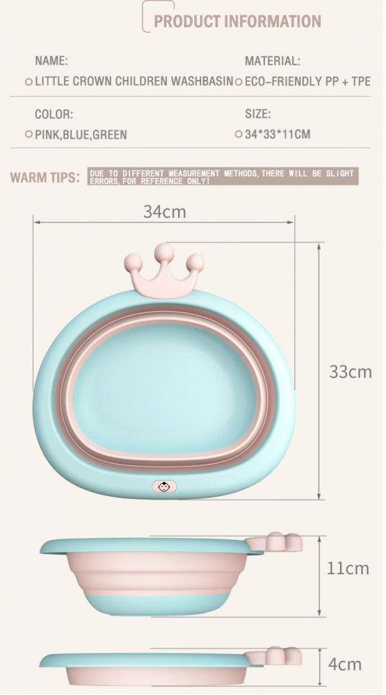 Recipient pliabil Little Mom, 4.2L, Royal Pink - imagine 5