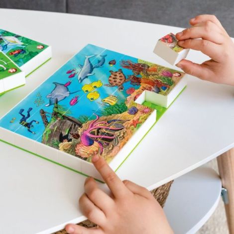 Puzzle Hubelino Subacvatic 35 piese - imagine 3