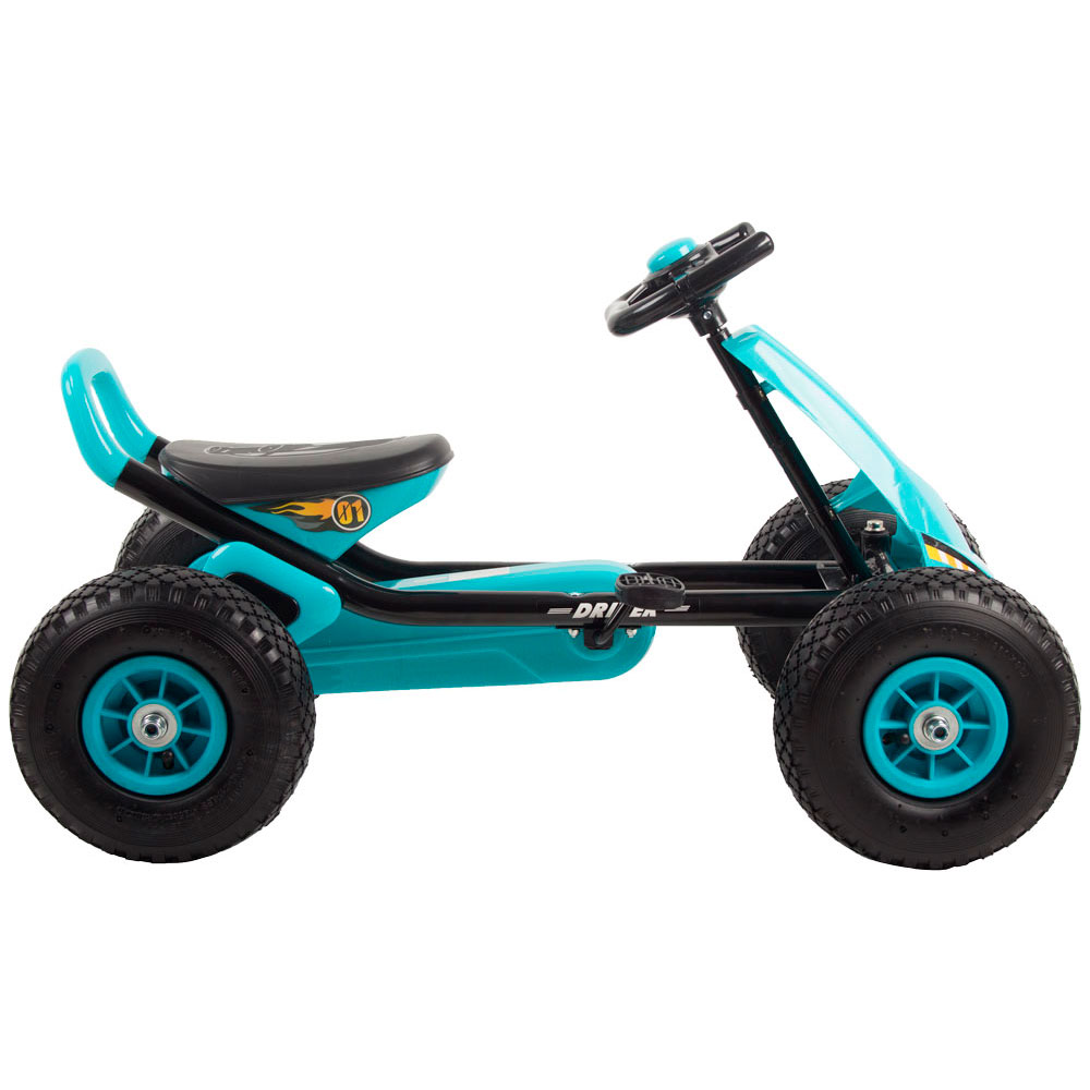 Kart Pedale Kidscare Albastru - Aventură Outdoor