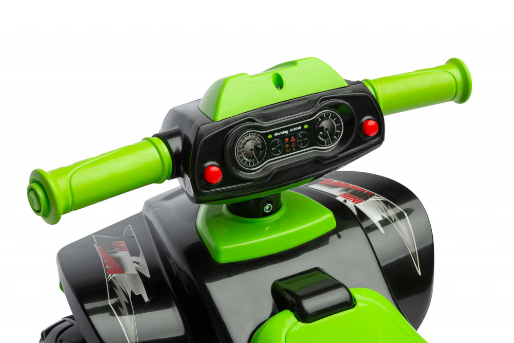 ATV Toyz Mini Raptor Green - Fără pedale de la 18 luni - imagine 3