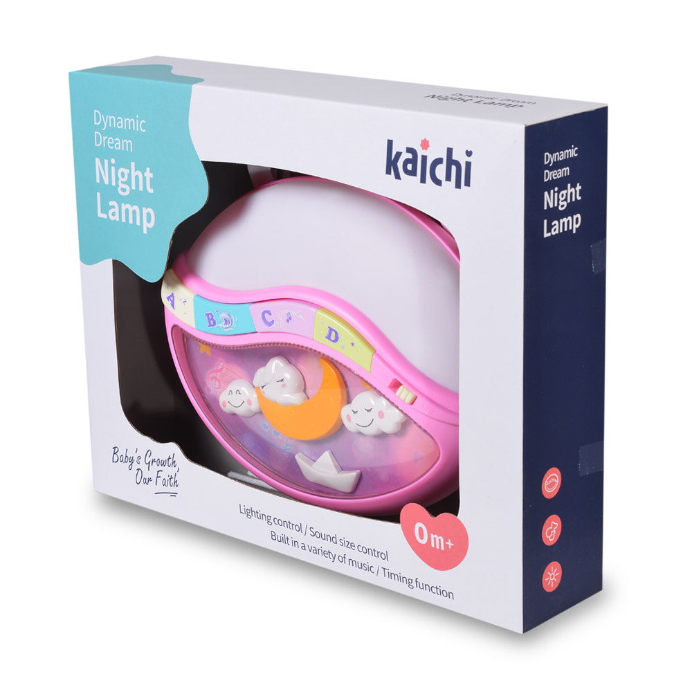 Lampa Veghe Kaichi Pink cu Proiectii si Muzica