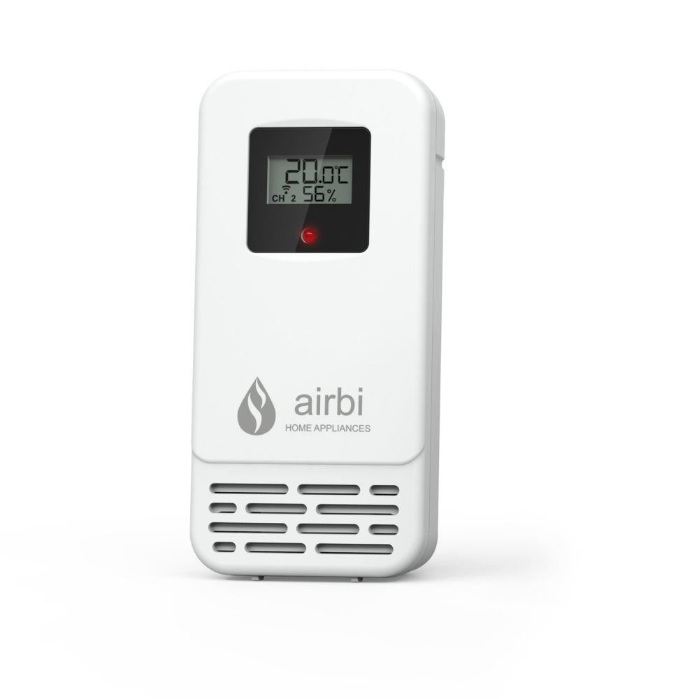 Senzor Temp/Umiditate AirBi BI1010, LCD Alb