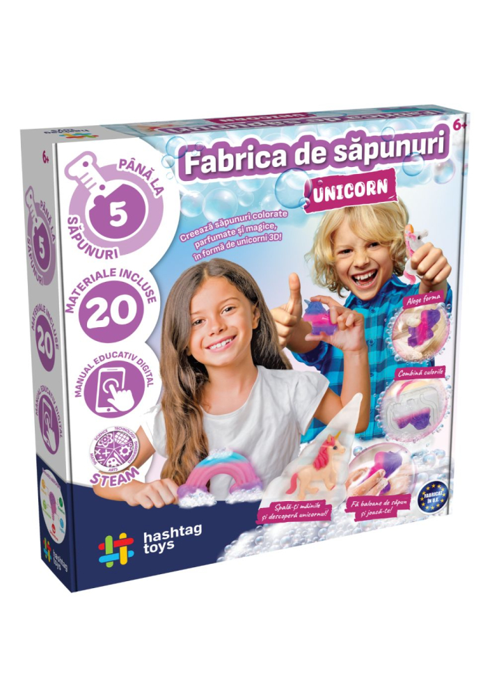 Creează Sapunuri Magice cu Unicorn Viva Toys