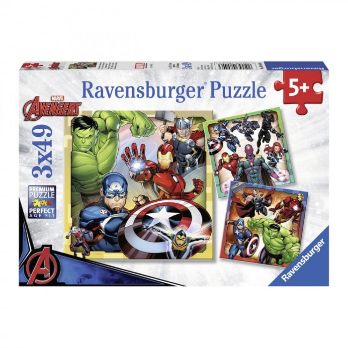 Puzzle Ravensburger Marvel Avengers, Educativ si Distractiv