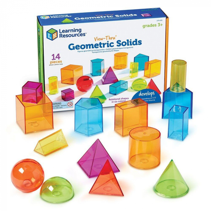 Learning Resources Forme Geometrice Colorate - Set Educativ