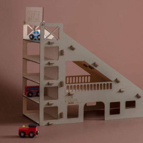 Pista Curse Lemn Minmimcph | Jucarie Educativa Copii - imagine 2