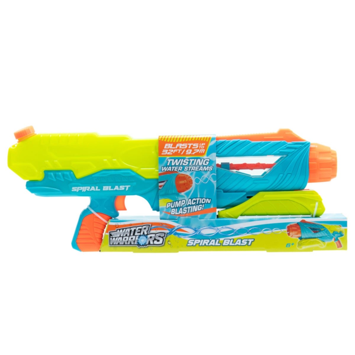 Pistol cu apa Buzzbee Spiral Blast, 58 cm