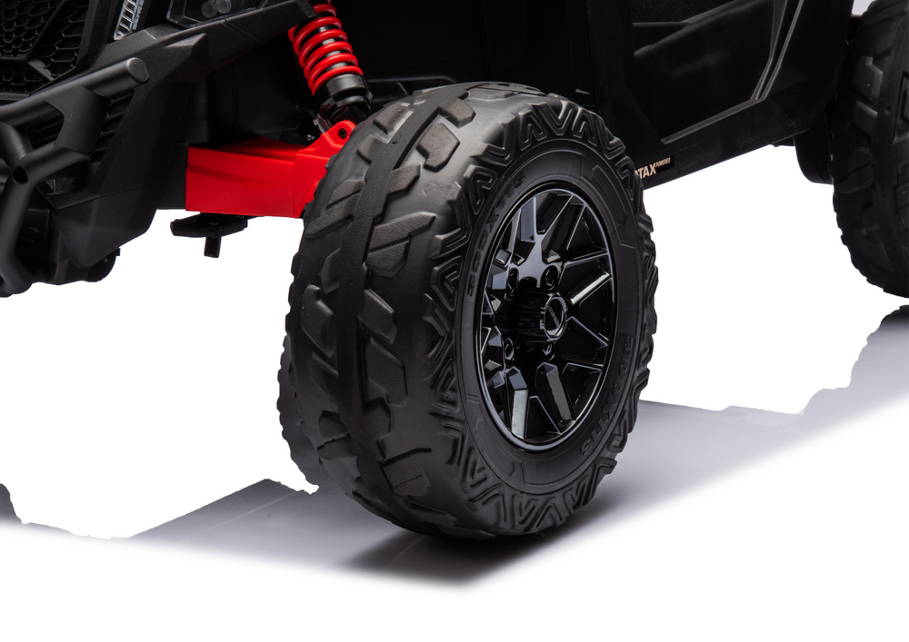 Masinuta Can Am UTV Electrica Leantoys - Kaki - imagine 2