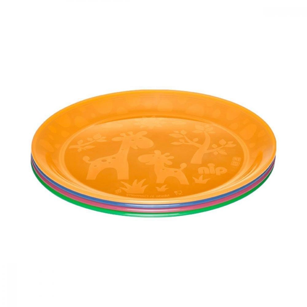 Set 4 Farfurii Nip Colorate pentru Copii - imagine 4