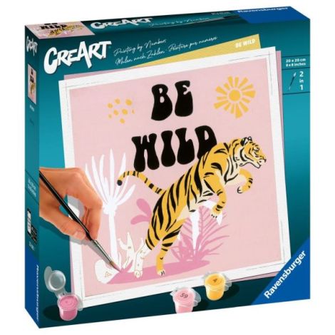 Kit Creativ Pictura pe Numere Tigru - Ravensburger - imagine 3