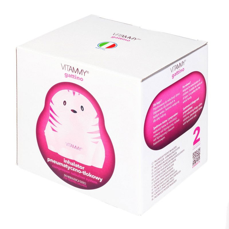 Aparat aerosoli Vitammy Gattino A1503 roz - imagine 3