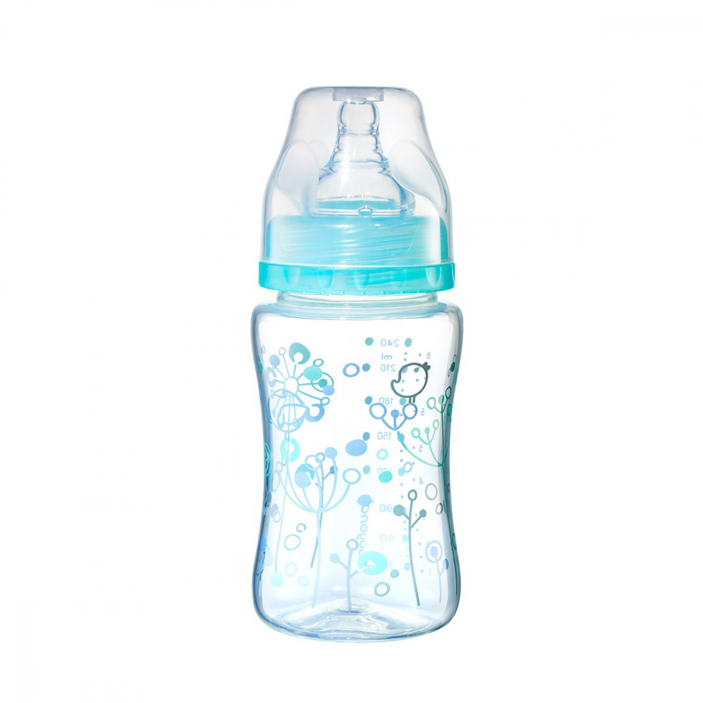 Biberon Anti-Colici Babyono 240ml, Silicon - imagine 3