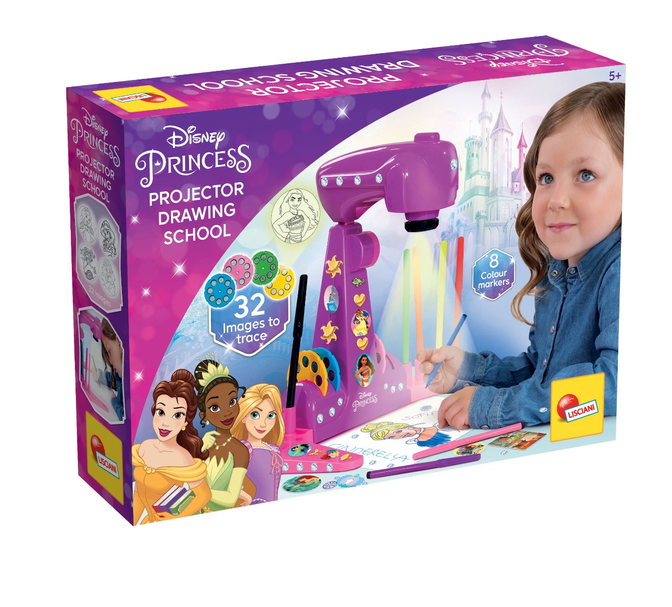 Proiector Desen Disney Princess Lisciani