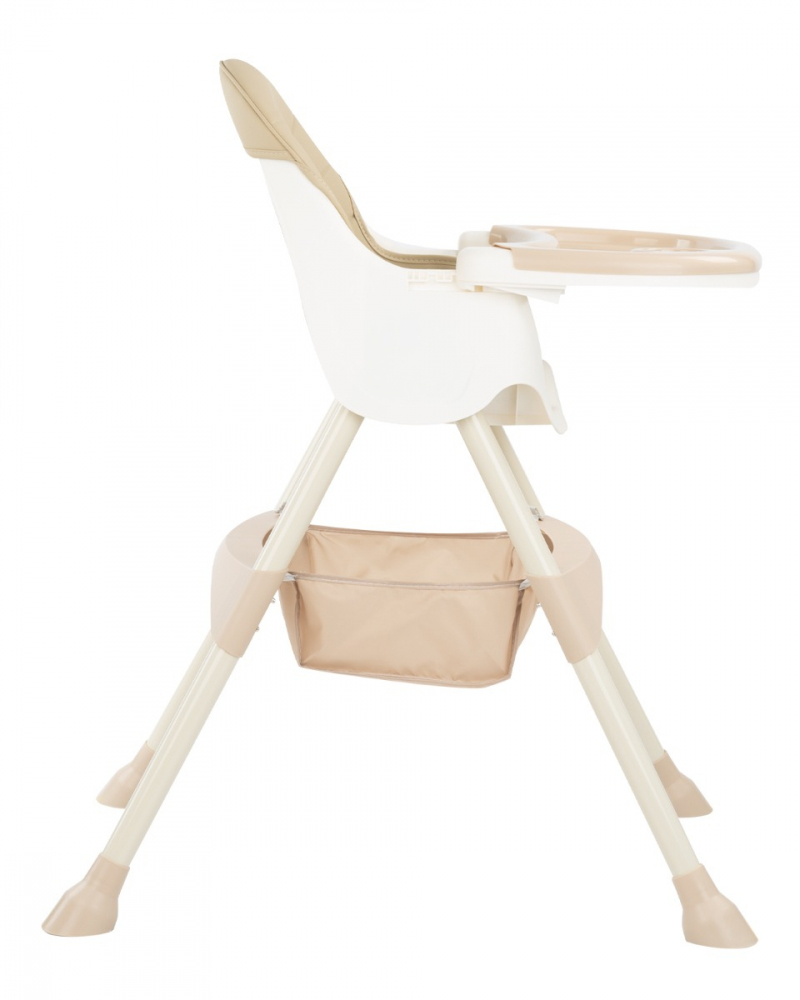Scaun de masă KikkaBoo 2 în 1 Pliabil, Brie Beige - imagine 4