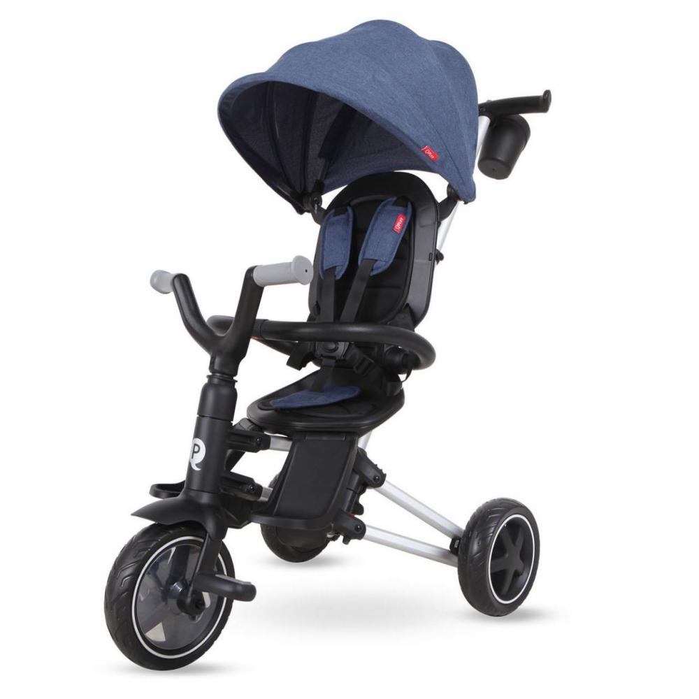 Tricicleta Qplay Nova Ultrapliabilă, Albastru Închis - imagine 9