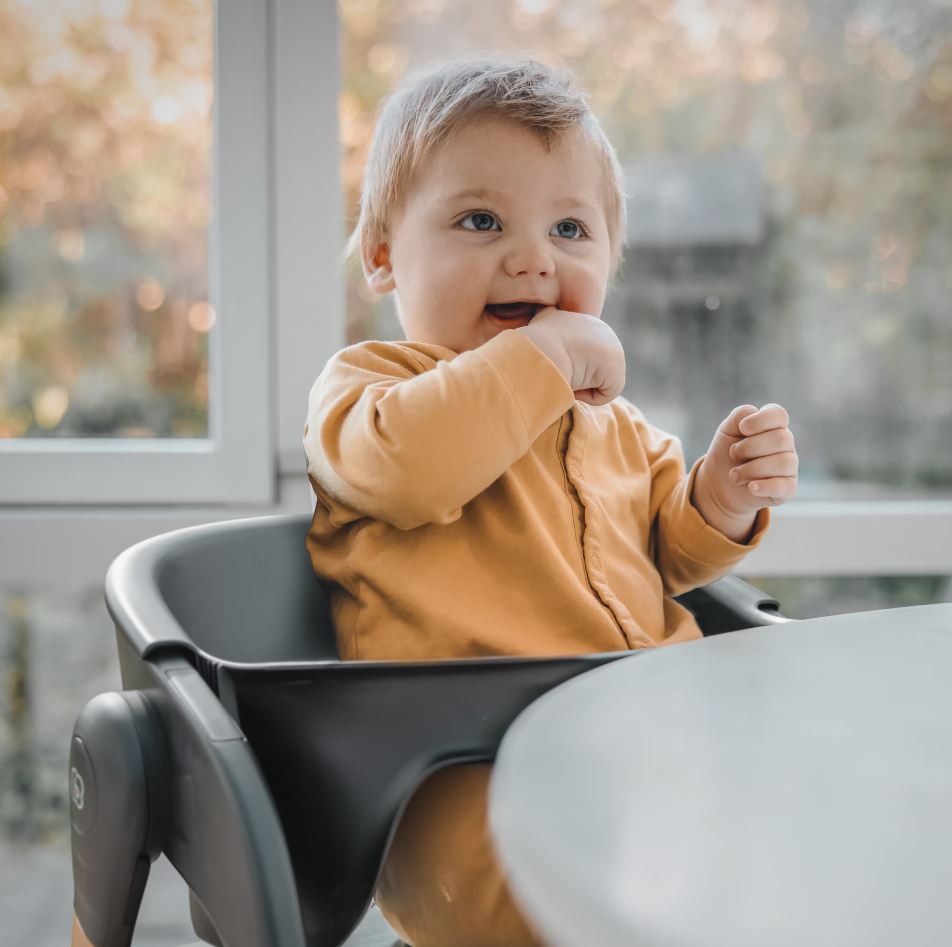 Scaun de masă 3 în 1 BabyGo Khaki Transformabil - imagine 9
