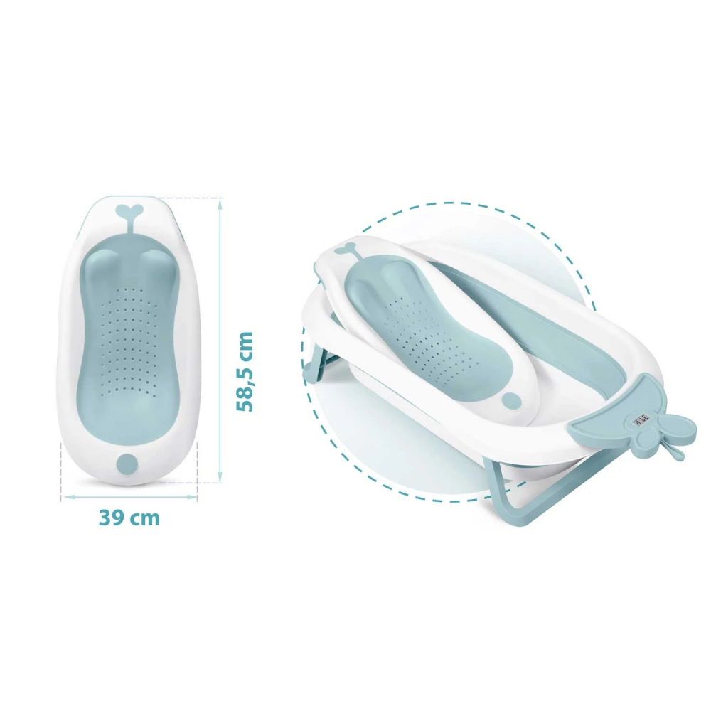 Cădiță Pliabilă Ricokids Butterfly cu Termometru