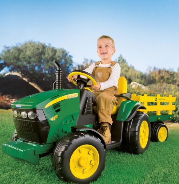 Tractor Electric John Deere pentru Copii - imagine 3
