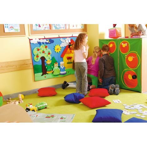Perna Decorativa Bleumarin Moje Bambino, Bumbac - imagine 2