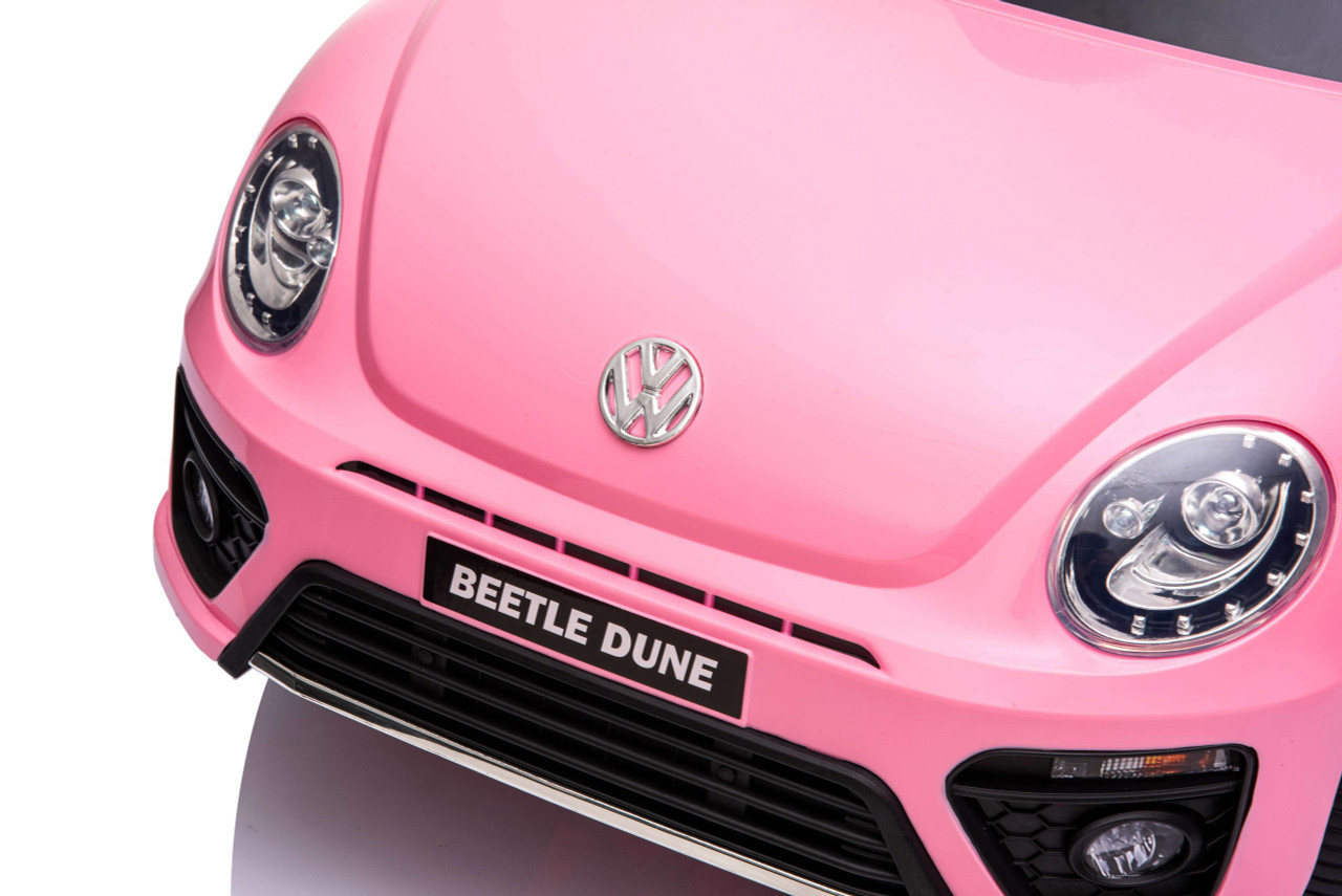 Volkswagen Beetle Roz 12V | Masinuta Electrica pentru Copii - imagine 8