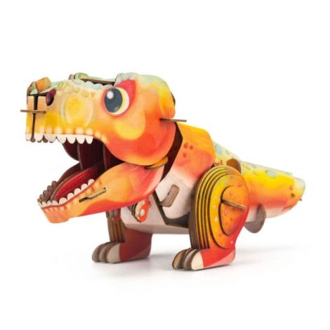 Puzzle 3D cu Sunete T-Rex Mieredu - imagine 5