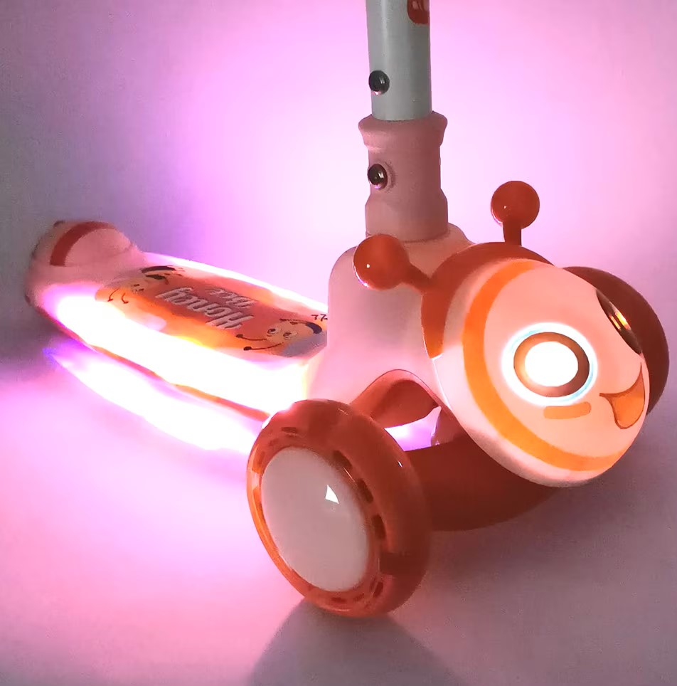 Trotineta Nichiduta Honey Bee, Pliabila, LED - imagine 4