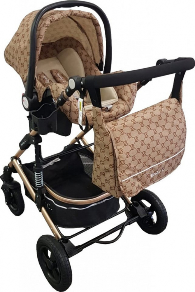 Baby Care Pro 531 Carucior 3in1 Transformabil Bej - imagine 5