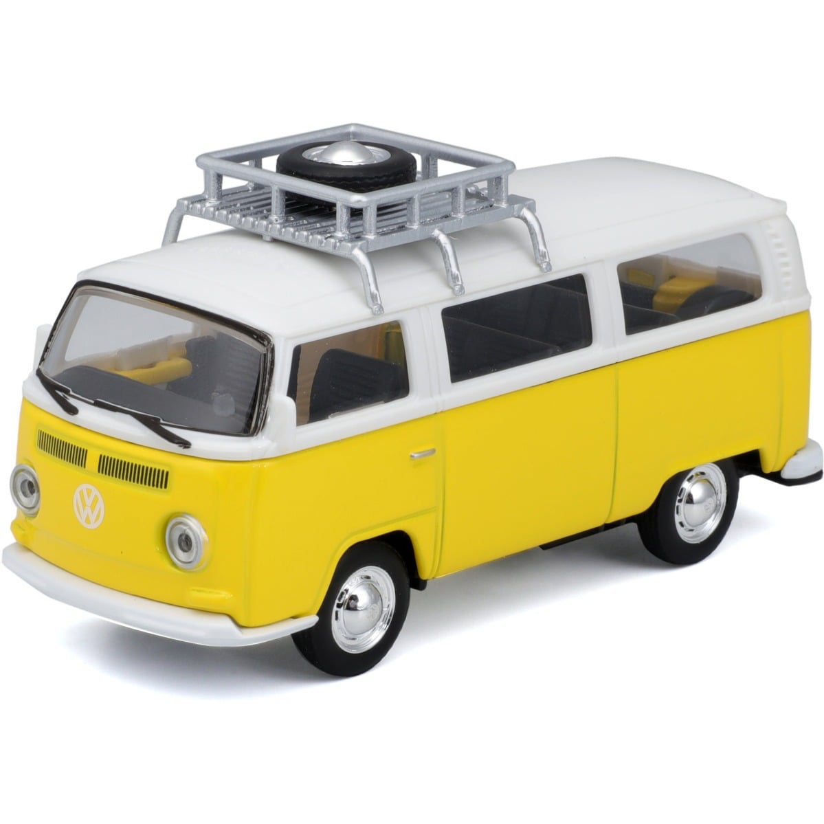 Rulota Maisto VW T2 Galben, Detalii Realiste