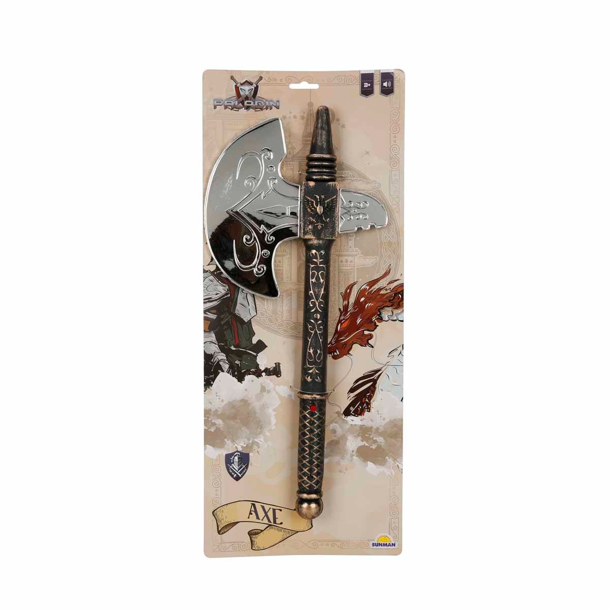 Topor Knight Axe Paladin cu Sunete 43cm