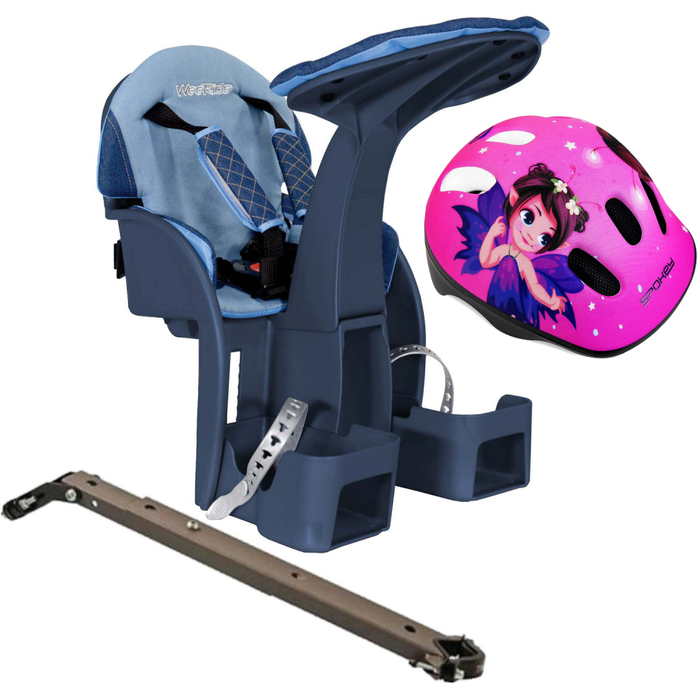 Scaun bicicletă WeeRide SafeFront Deluxe + Cască - imagine 6