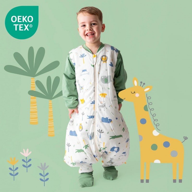 Slumbersac Sac Dormit Jungle 80cm cu Mânecă Detasabilă