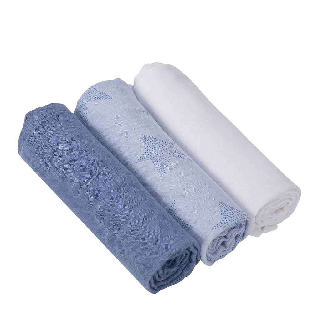 Set 3 paturici muselina Clevamama pentru bebeluși - imagine 5