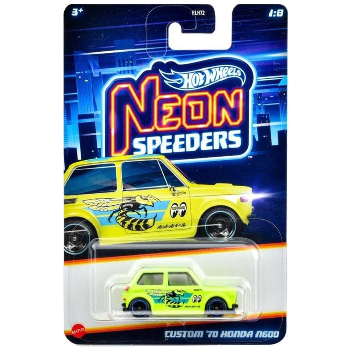 Hot Wheels Custom 70 Honda N6000 Neon Speeders