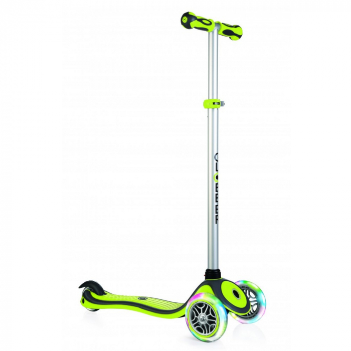 Trotineta Globber My Free Up Lights Verde