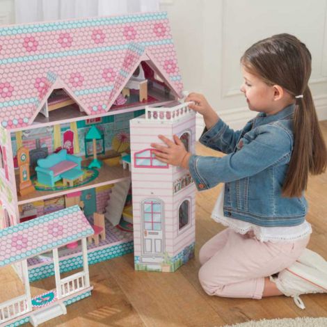 Casuta din lemn pentru papusi Kidkraft Abbey Manor - imagine 3