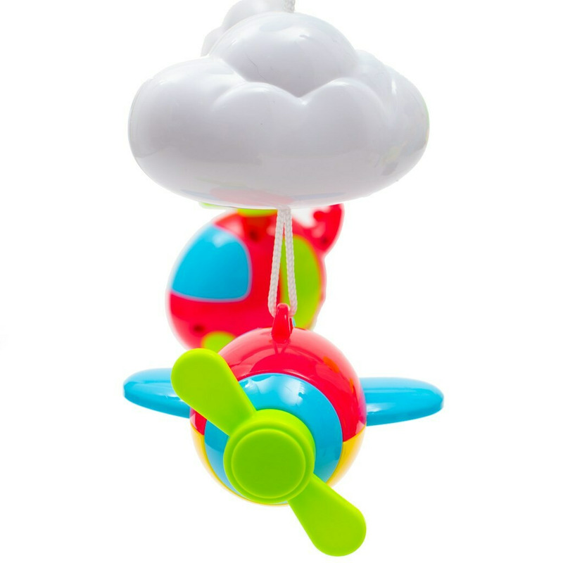 Carusel Muzical Baby Mix cu Proiector, Albastru - imagine 3