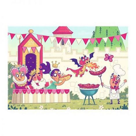 Puzzle Petrecere Regală Ravensburger 2x24 piese - imagine 3