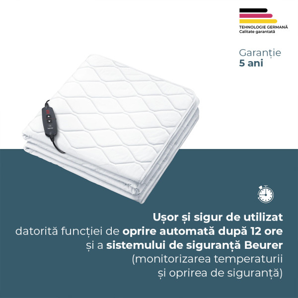 Saltea electrică UB 74 Beurer - Căldură și confort - imagine 6
