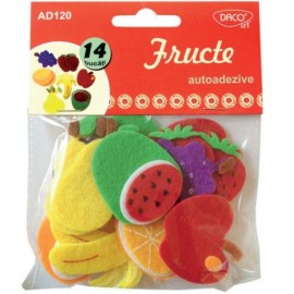 Set 14 Bucăți Fructe Pâslă Daco