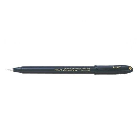 Marker Permanent Pilot 0.4 mm, Vârf Rotund, Negru