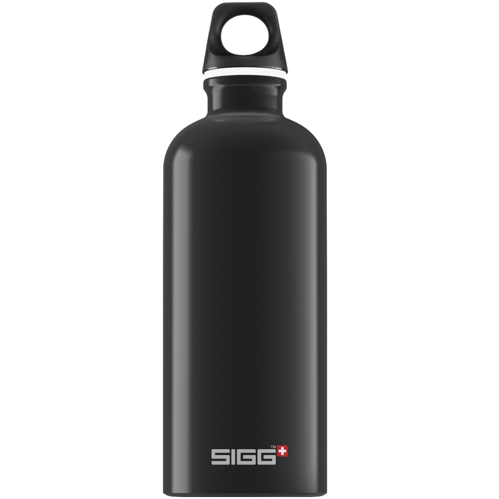 Bidon Aluminiu SIGG Traveller Black, 0.6L
